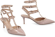 Load image into Gallery viewer, Rockstud Patent leather slingback pumps

