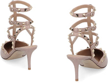 Load image into Gallery viewer, Rockstud Patent leather slingback pumps
