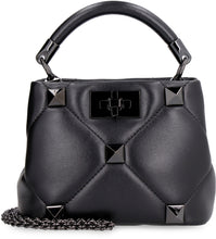 Load image into Gallery viewer, Roman Stud The Handle Bag quilted leather mini-bag - Valentino Garavani
