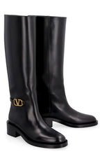 Load image into Gallery viewer, Valentino Garavani - Leather knee-boots
