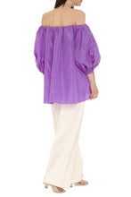 Load image into Gallery viewer, Silk off-shoulders top
