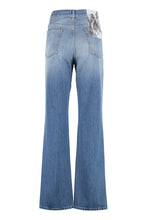 Load image into Gallery viewer, Printed flared jeans
