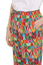 Load image into Gallery viewer, Printed crêpe trousers
