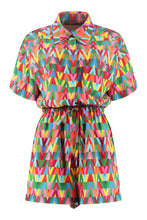 Load image into Gallery viewer, Printed silk jumpsuit
