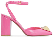 Load image into Gallery viewer, Valentino Garavani -  One Stud patent leather slingback pumps
