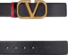 Load image into Gallery viewer, Valentino Garavani - Logo buckle leather belt
