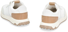 Load image into Gallery viewer, Leather and fabric low-top sneakers

