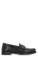 Load image into Gallery viewer, Logo detail leather loafers
