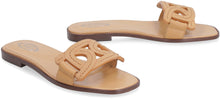 Load image into Gallery viewer, Leather flat sandals
