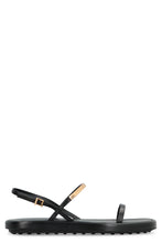 Load image into Gallery viewer, Leather flat sandals
