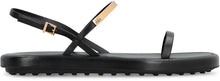 Load image into Gallery viewer, Leather flat sandals
