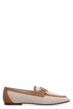Load image into Gallery viewer, Kate canvas and leather loafers
