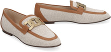 Load image into Gallery viewer, Kate canvas and leather loafers
