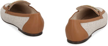 Load image into Gallery viewer, Kate canvas and leather loafers

