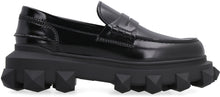 Load image into Gallery viewer, Valentino Garavani - Trackstud leather loafers
