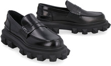 Load image into Gallery viewer, Valentino Garavani - Trackstud leather loafers
