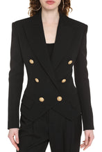 Load image into Gallery viewer, Double-breasted virgin wool jacket
