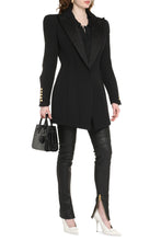 Load image into Gallery viewer, Wool single-breasted blazer
