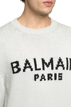 Load image into Gallery viewer, Logo intarsia wool sweater
