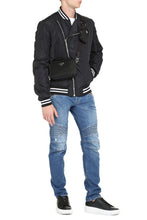 Load image into Gallery viewer, Techno satin bomber jacket
