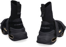 Load image into Gallery viewer, B Bold leather high-top sneakers
