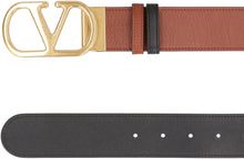 Load image into Gallery viewer, Reversible Belt Vlogo Signature in leather
