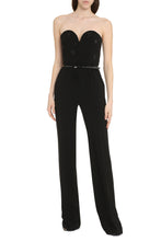 Load image into Gallery viewer, Zeda belted cady jumpsuit
