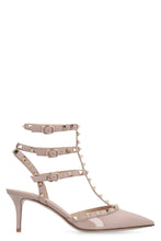 Load image into Gallery viewer, Valentino Garavani - Rockstud Patent leather slingback pumps
