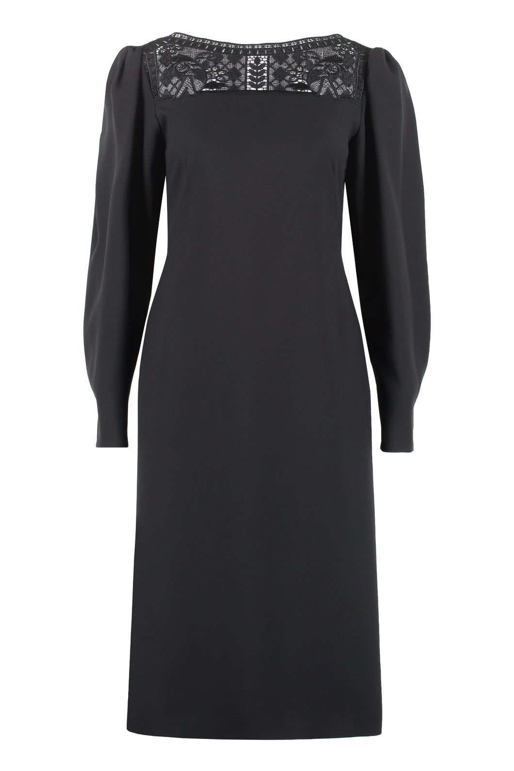 Crepe-cady dress