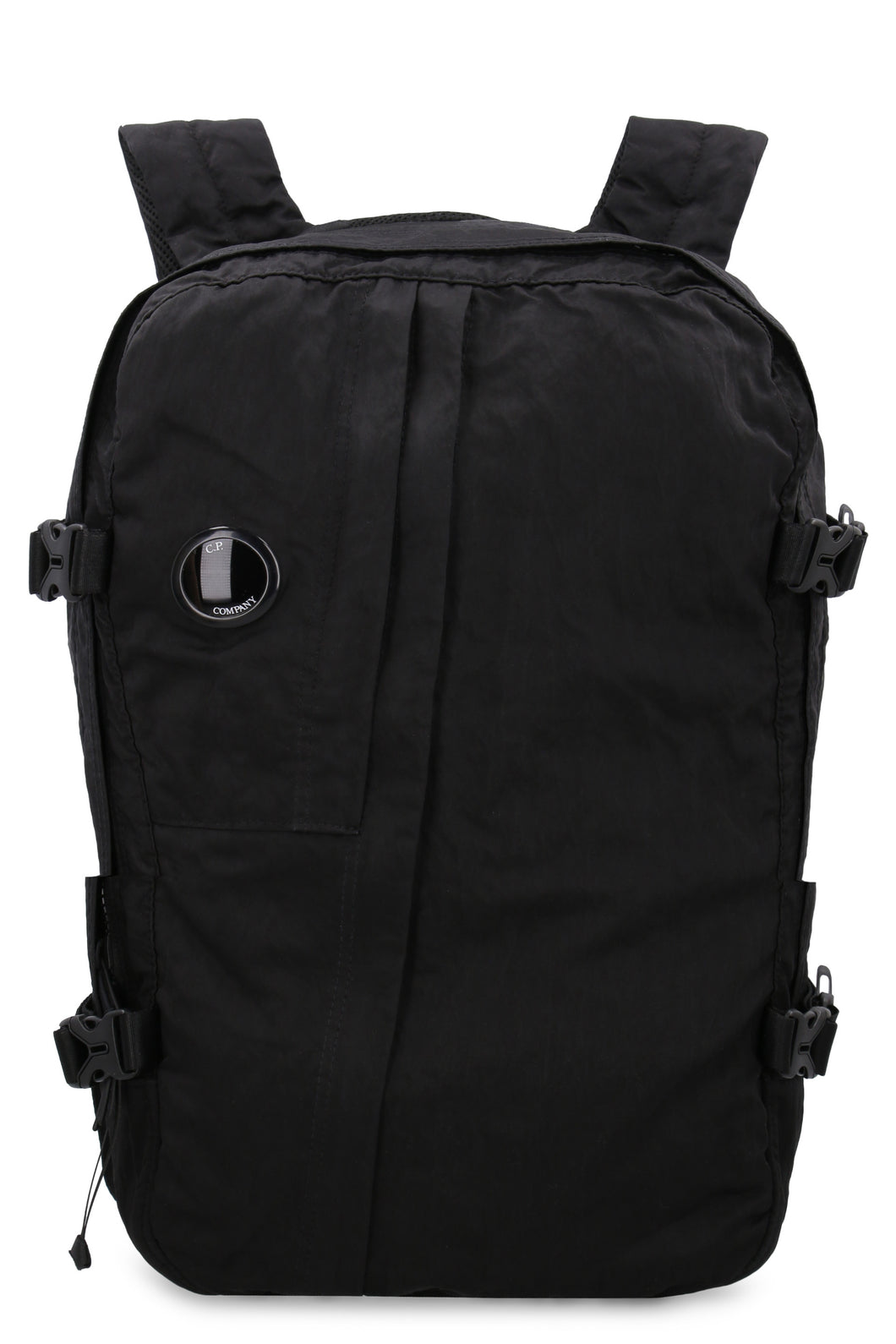 Logo detail nylon backpack
