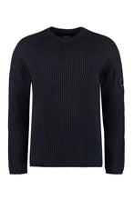 Load image into Gallery viewer, Ribbed crew-neck sweater

