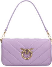 Load image into Gallery viewer, Mini Love Click baguette bag in leather
