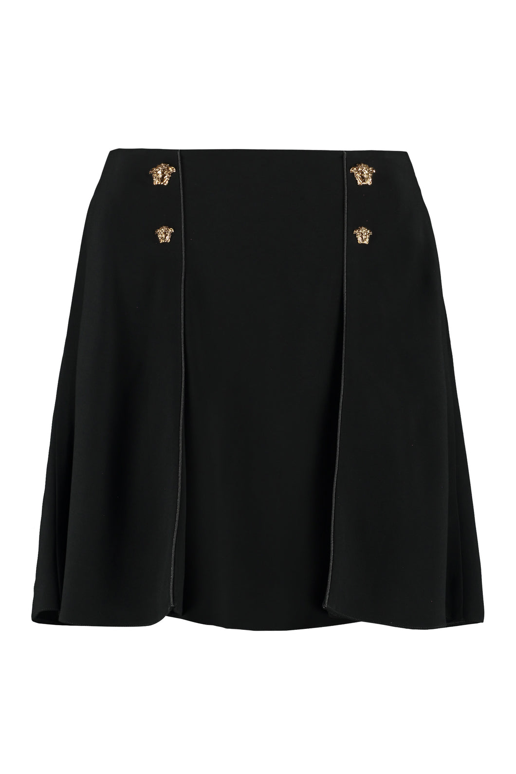 Pleated mini skirt
