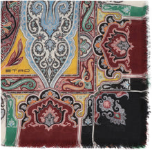 Load image into Gallery viewer, Paisley print cashmere shawl
