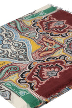 Load image into Gallery viewer, Paisley print cashmere shawl
