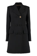 Load image into Gallery viewer, Double-breasted wool coat
