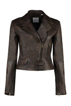Load image into Gallery viewer, Sensibile leather biker jacket
