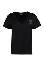 Load image into Gallery viewer, Embellished cotton t-shirt
