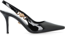 Load image into Gallery viewer, Patent leather slingback pumps
