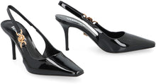Load image into Gallery viewer, Patent leather slingback pumps

