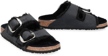 Load image into Gallery viewer, Arizona Suede shearling slides
