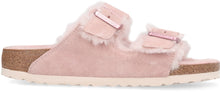 Load image into Gallery viewer, Arizona Shearling Suede slides
