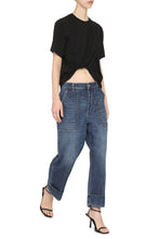 Load image into Gallery viewer, Cotton crew-neck T-shirt
