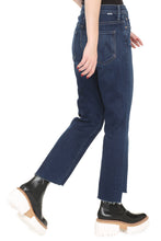Load image into Gallery viewer, Insider Crop Step Fray 5-pocket jeans
