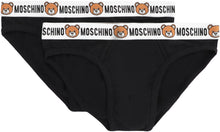 Load image into Gallery viewer, Set of two cotton briefs with logoed elastic band
