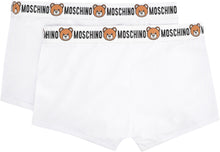 Load image into Gallery viewer, Set of two cotton boxers with logoed elastic band
