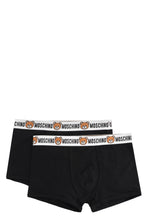 Load image into Gallery viewer, Set of two cotton boxers with logoed elastic band
