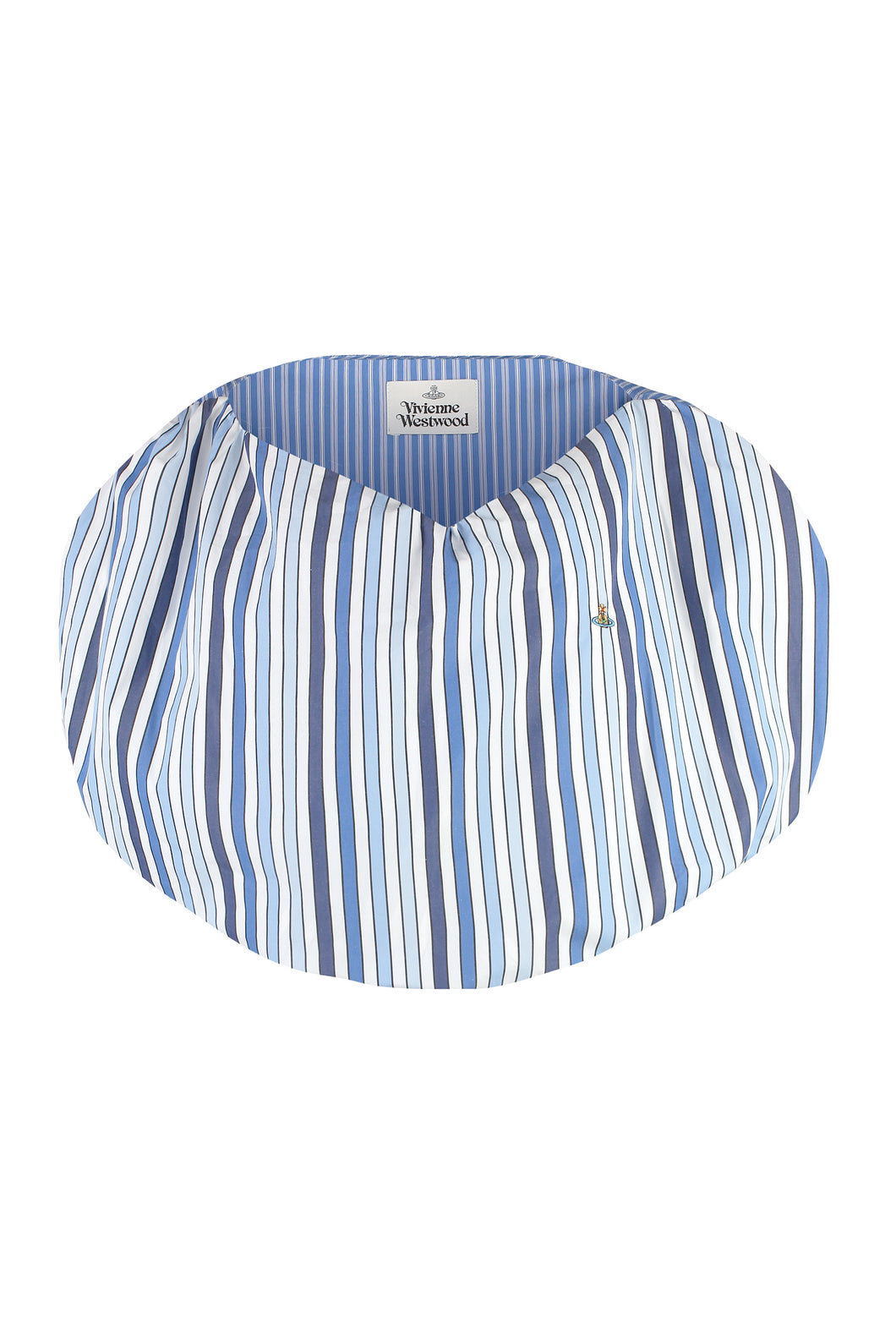 Heart Striped cotton blouse