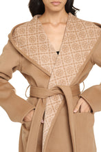 Load image into Gallery viewer, Hooded wool coat
