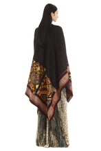 Load image into Gallery viewer, Jacquard wool cape
